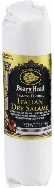 Boar's Head Bianco D'Oro Italian Dry Salame 8oz Pouch