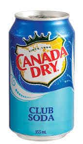 Canada Dry Club Soda 6 pack 10oz Can
