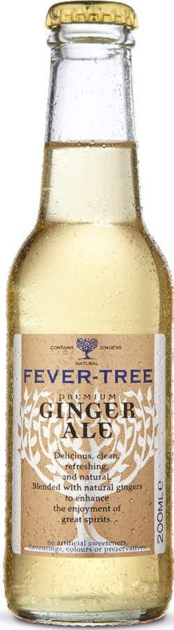 Fever Tree Ginger Ale 4 pack 200ml Bottle