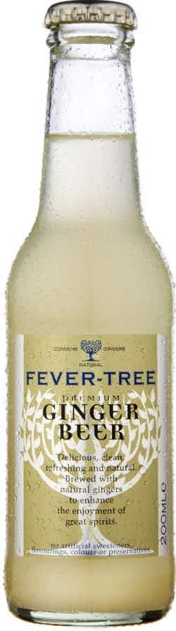 Fever Tree Ginger Beer 4 pack 200ml Bottle