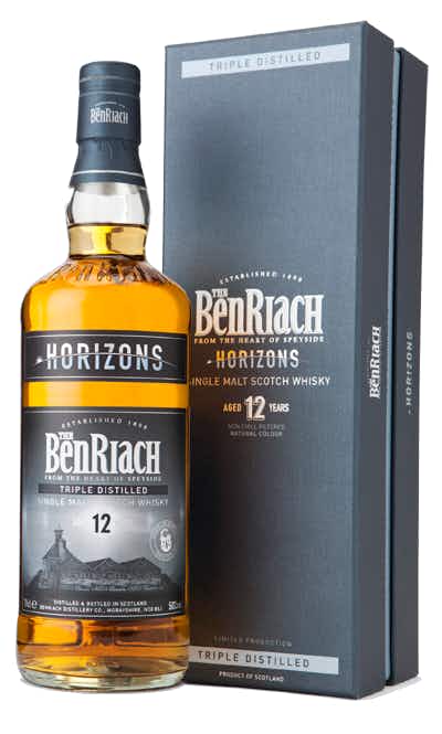 BenRiach Horizons Triple Distilled Single Malt Scotch Whisky 12 year old