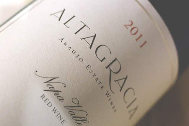 Araujo Estate Altagracia Red Wine 2012