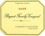 Bryant Family Cabernet Sauvignon 2012