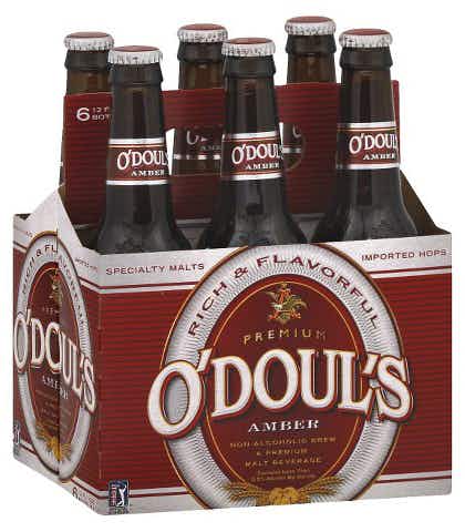 O'Doul's Amber Non-Alcoholic Beer 6 pack 12oz Bottle