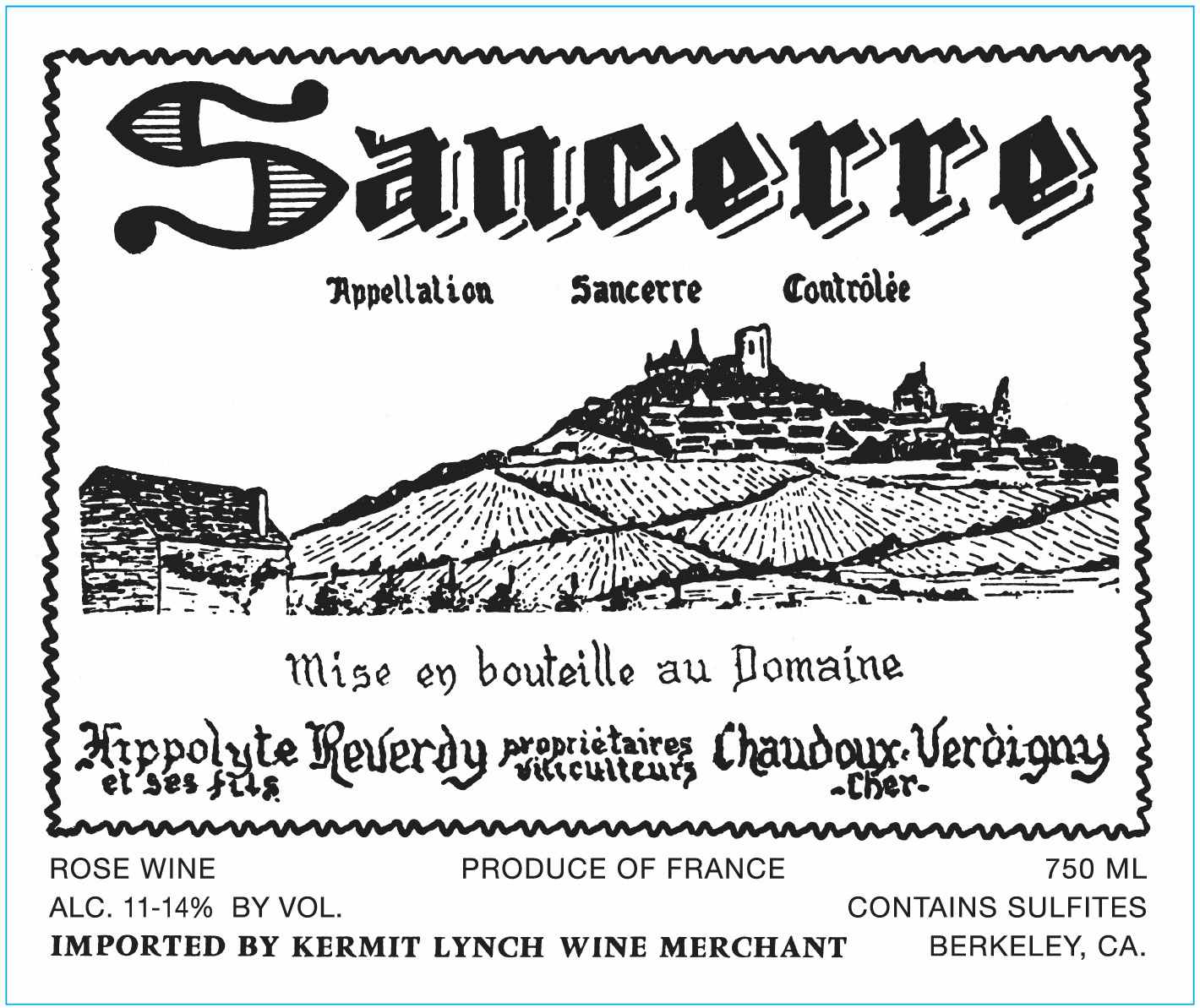 Hippolyte Reverdy Sancerre Rose 2017