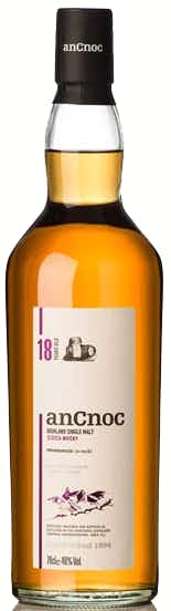 anCnoc Highland Single Malt Scotch Whisky 18 year old