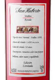 San Huberto Malbec Rose 2014