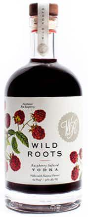 Wild Roots Red Raspberry Vodka Bottle