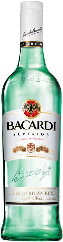 Bacardi Superior White Rum Plastic Bottle