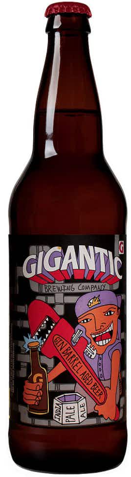 Gigantic Brewing Company Pipewrench Gin Barrel Aged IPA 650ml Bottle