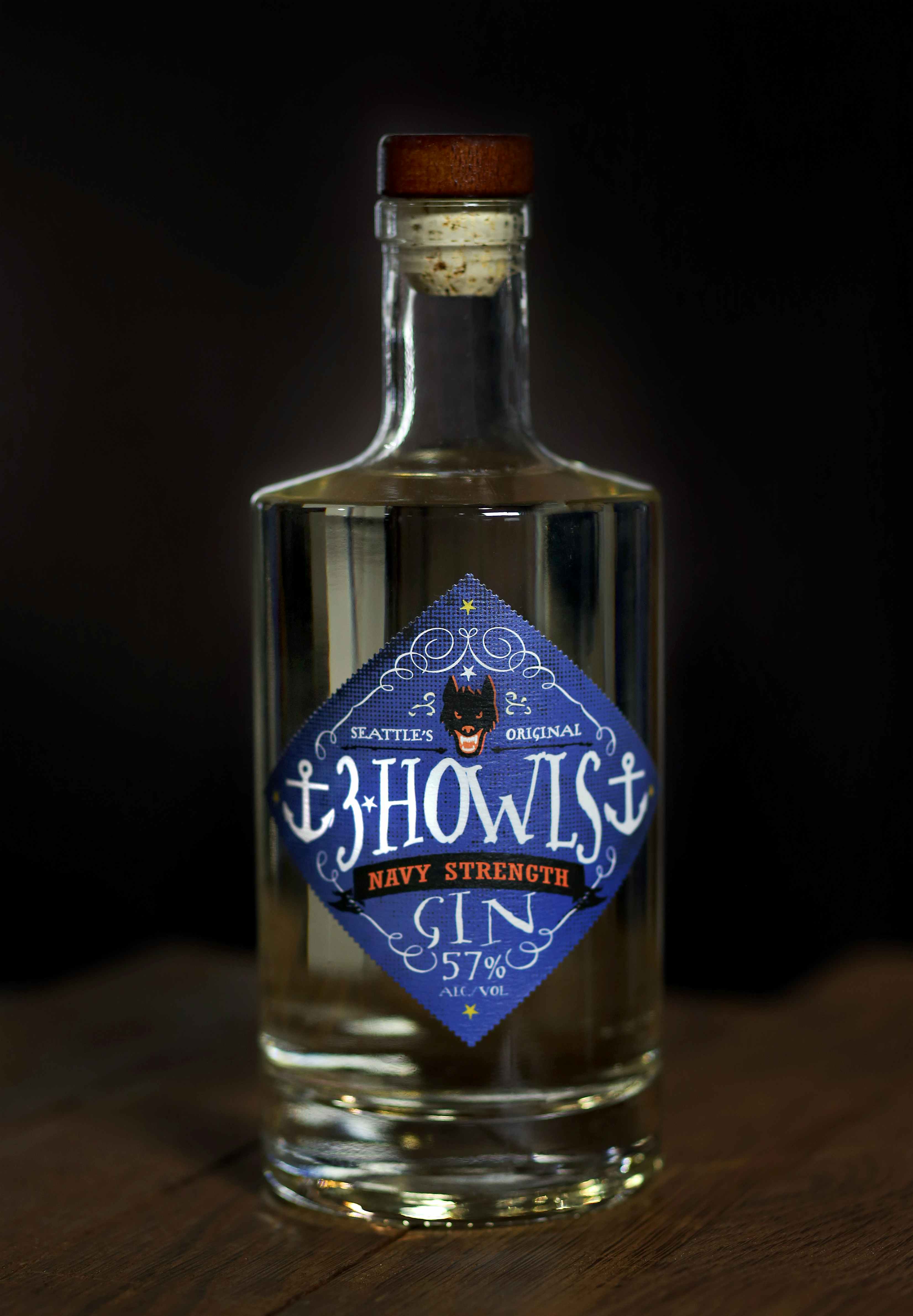 3 Howls Distillery Navy Strength Gin