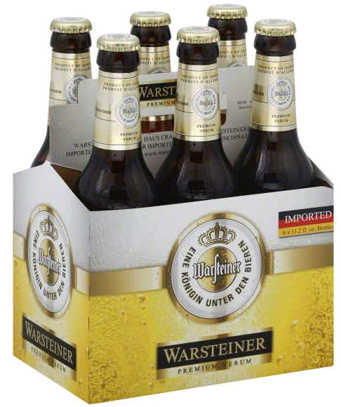 Warsteiner Premium German Pilsener 6 pack 330ml Bottle
