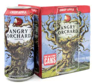 Angry Orchard Crisp Apple Hard Cider 4 pack 16oz