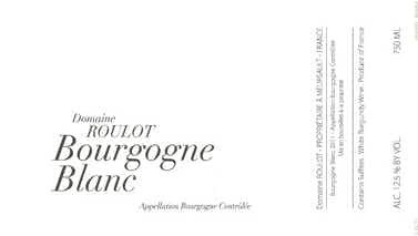 Domaine Roulot Bourgogne Blanc 2013