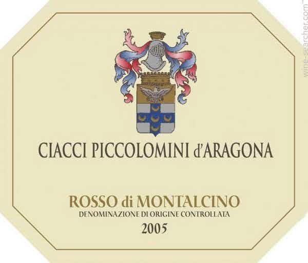 Ciacci Piccolomini d'Aragona Rosso di Montalcino 2016
