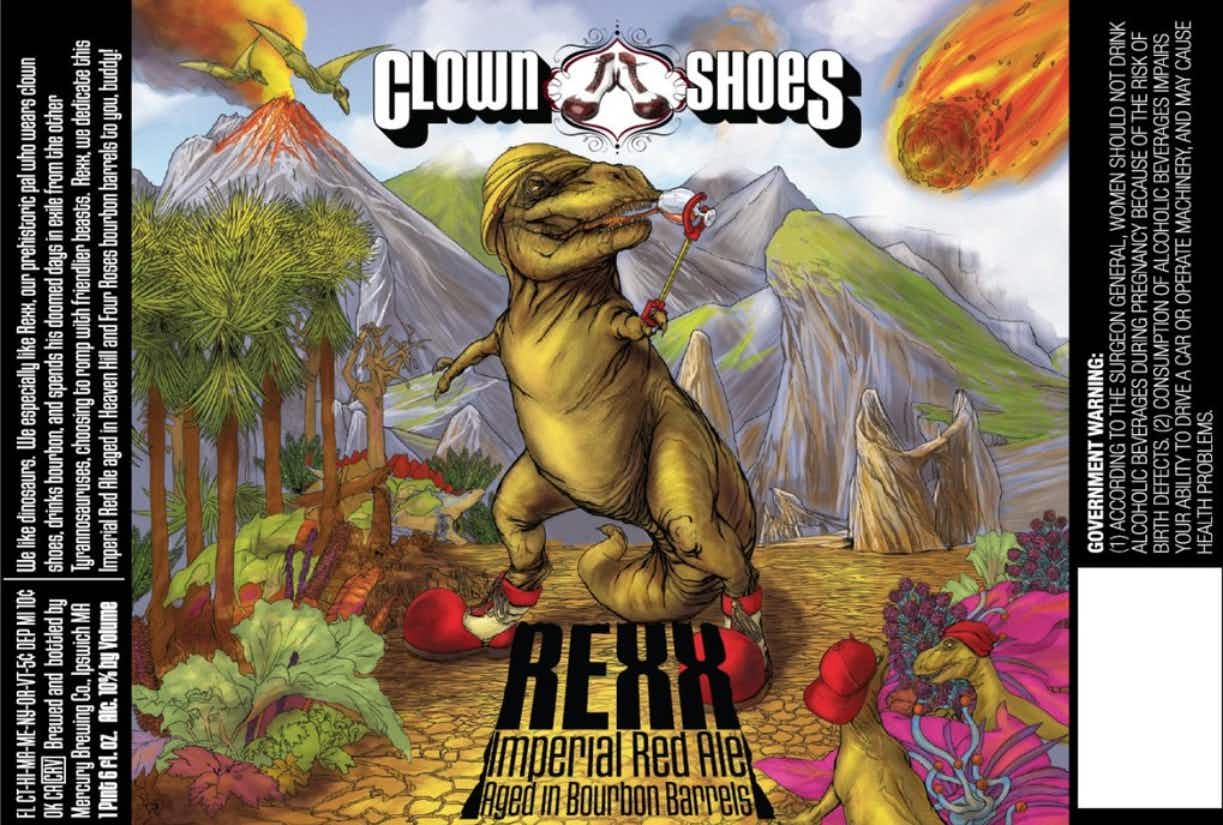 Clown Shoes Rexx Imperial Red Ale 22oz Bottle