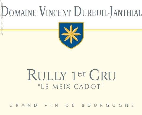 Vincent Dureuil Janthial Rully Blanc Meix Cadot 2015