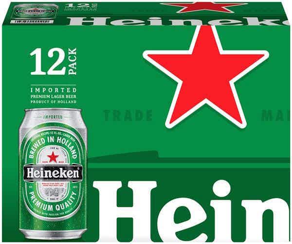Heineken Lager 12 pack 12oz Can