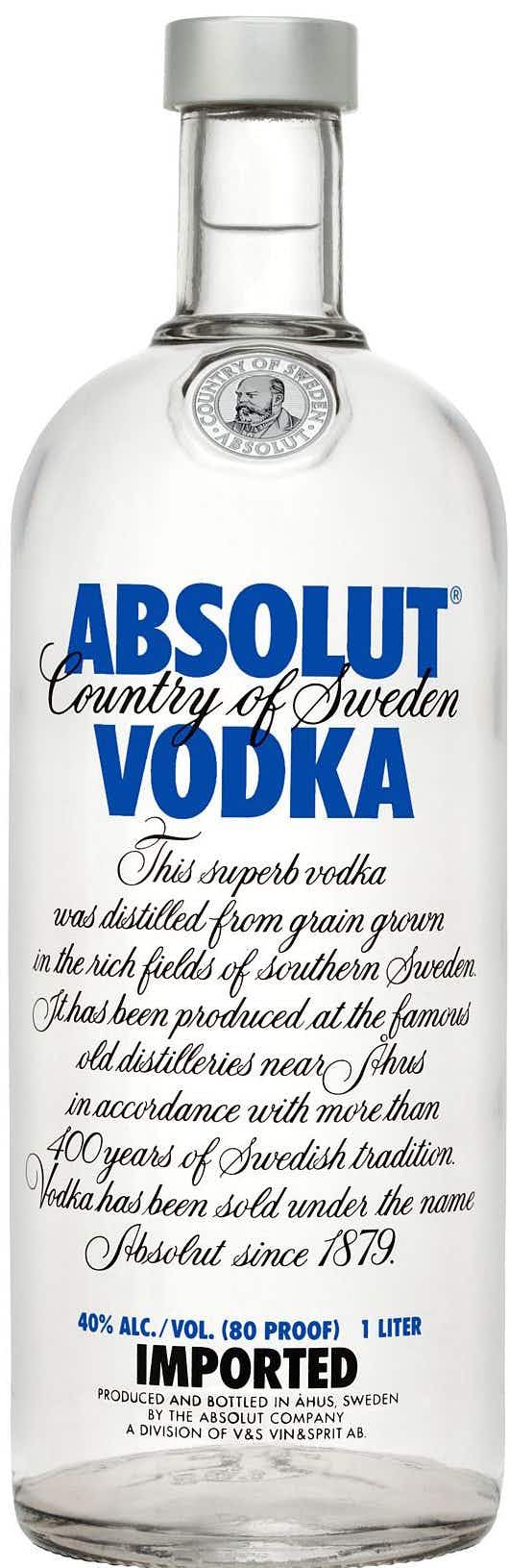 Absolut Vodka 80 Proof 1L