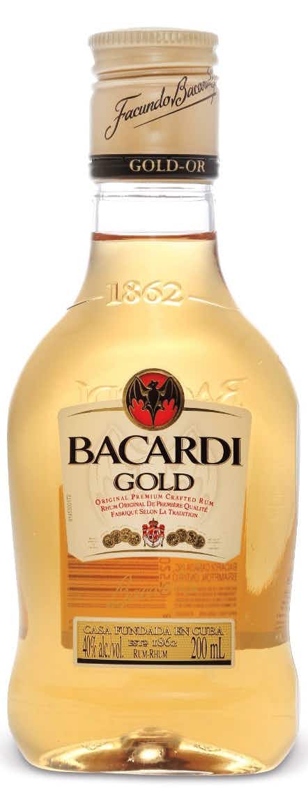 Bacardi Gold Rum 200ml Bottle