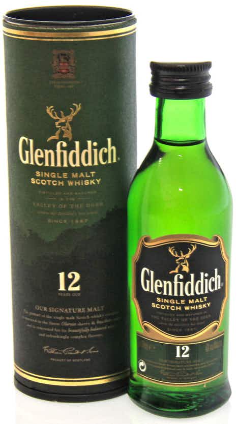 Glenfiddich Single Malt Scotch Whisky 12 year old 50ml