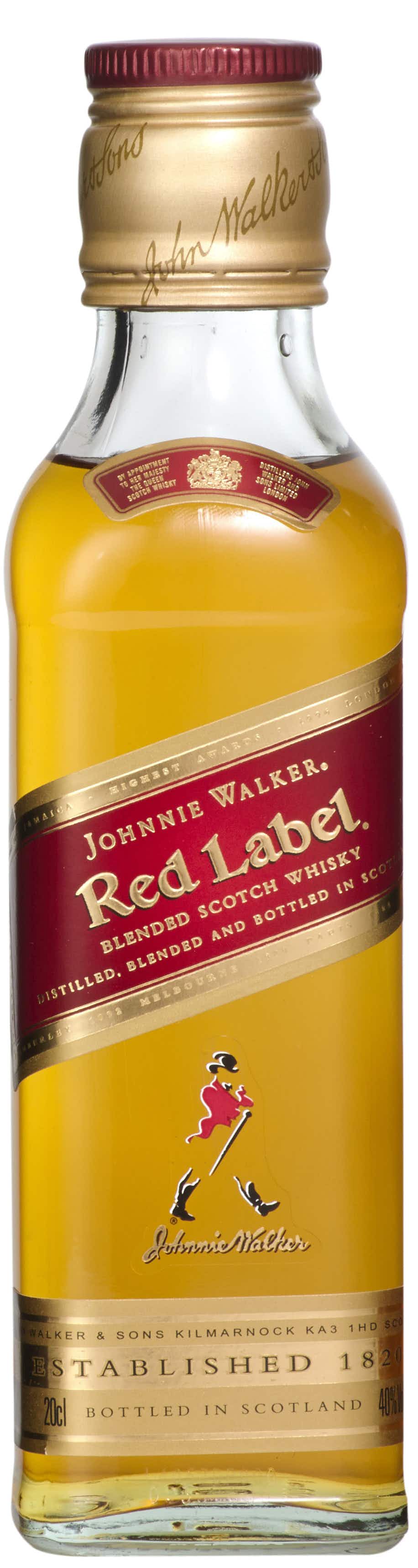 Johnnie Walker Red Label Blended Scotch Whisky 200ml