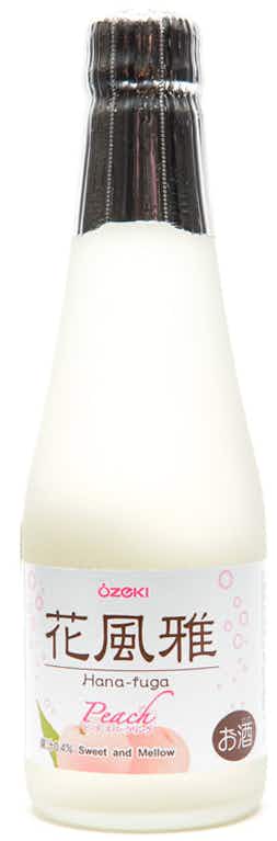Ozeki Hana Fuga Peach Blossom Sparkling Sake 8oz Bottle