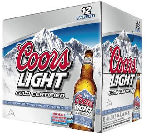 Coors Light 12 pack