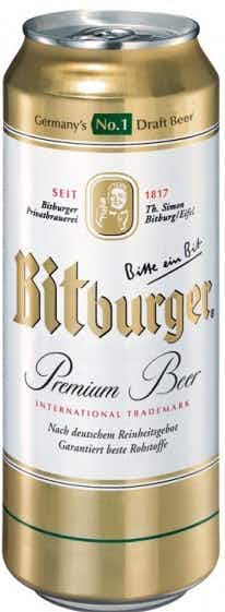 Bitburger Premium Pils 4 pack 16oz Can