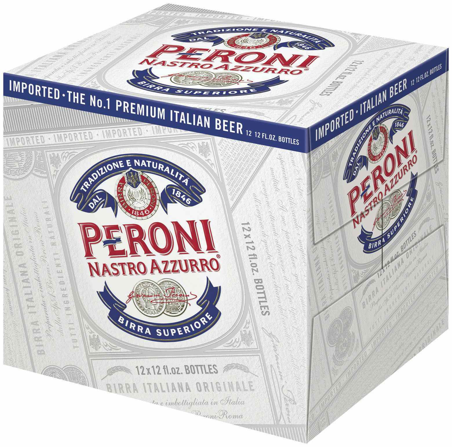 Peroni Nastro Azzuro Lager 12 pack 12oz