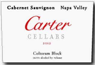 Carter Cellars Coliseum Block Cabernet Sauvignon 2012
