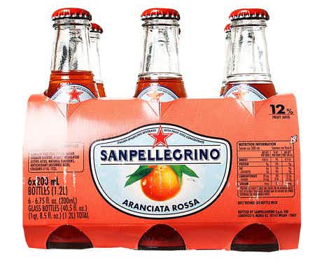 San Pellegrino Aranciata Rossa Juice 6 pack 330ml Bottle