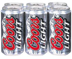 Coors Light 12 pack 12oz Can