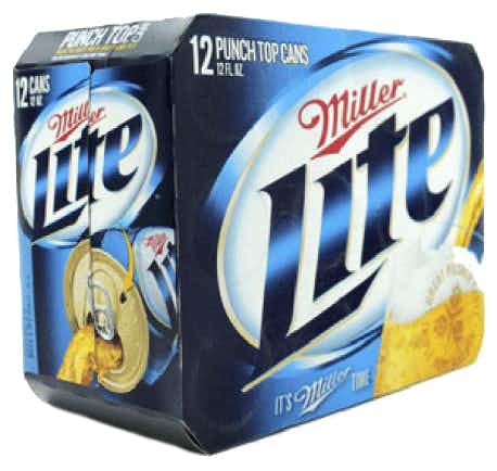 Miller Lite 12 pack 16oz Can