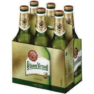 Pilsner Urquell Pale Lager 6 pack 12oz Bottle