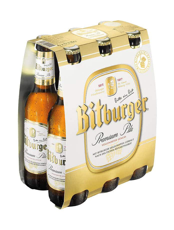 Bitburger Premium Pils 6 pack 12oz