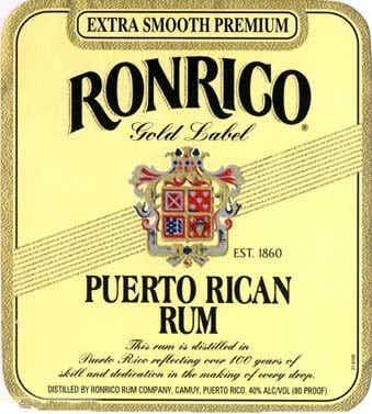 Ronrico Gold Label Rum 1L