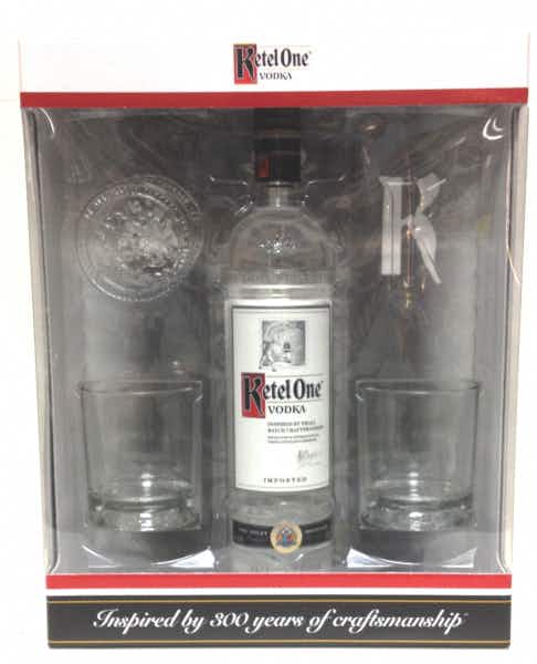 Ketel One Vodka Gift Set with 2 Glasses