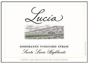 Lucia Soberanes Vineyard Syrah 2013
