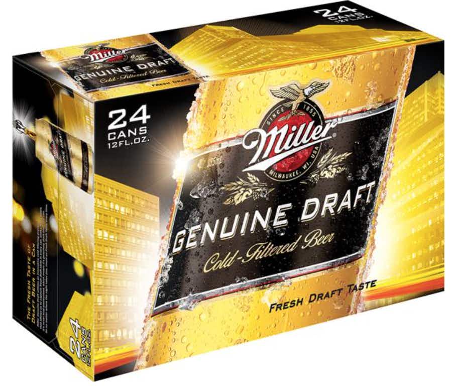 Miller Genuine Draft 12 pack 16oz Can