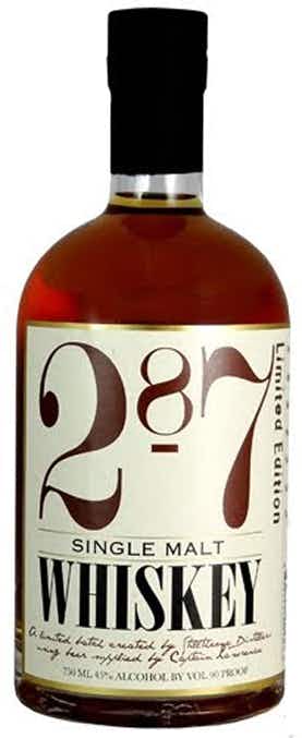 StillTheOneDistillery 287 Single Malt Whiskey