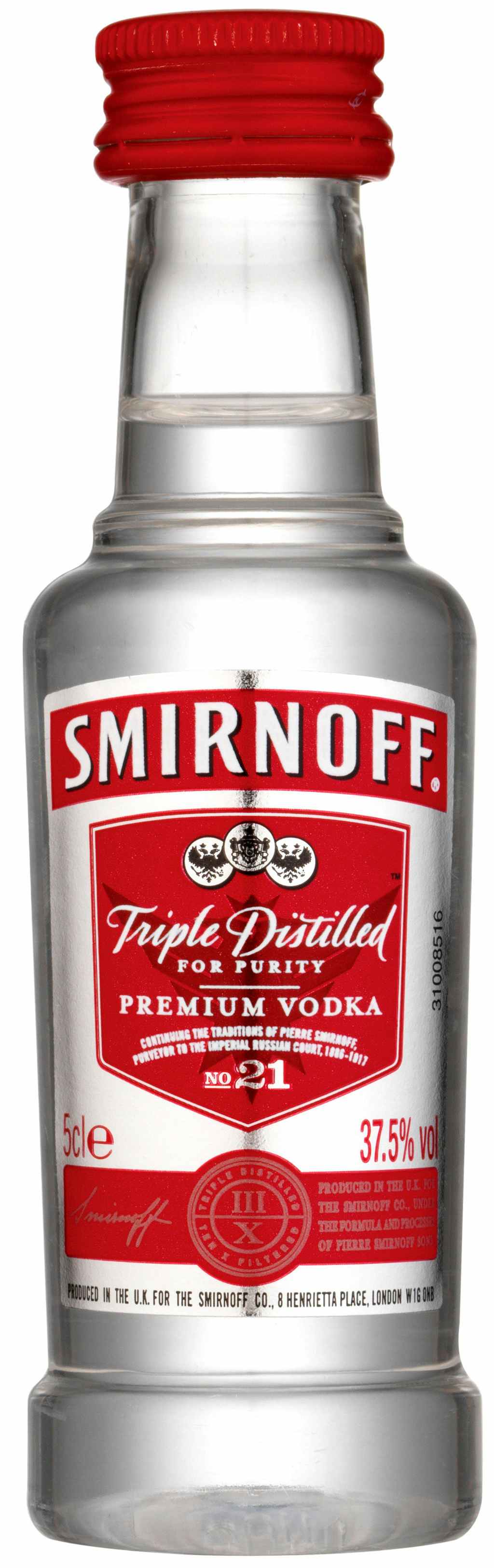 Smirnoff Classic No. 21 Vodka 10 pack 50ml Bottle