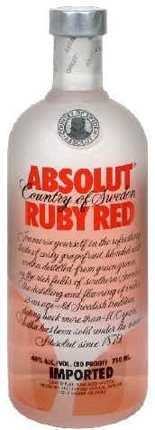 Absolut Ruby Red Vodka