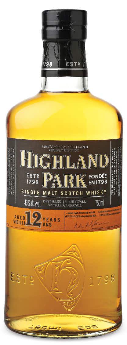 Highland Park Single Malt Scotch Whisky 12 year old