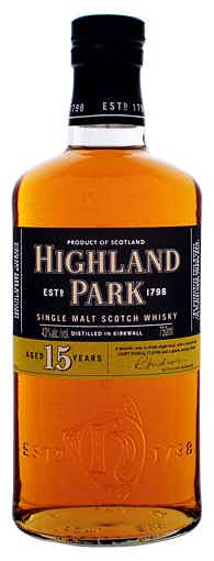 Highland Park Single Malt Scotch Whisky 15 year old