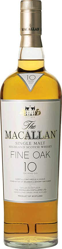 Macallan Fine Oak Single Malt Scotch Whisky 10 year old