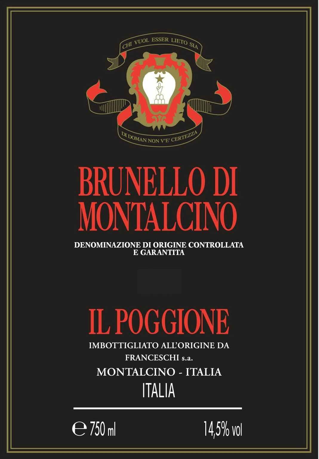Il Poggione Brunello di Montalcino 2012