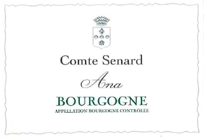 Domaine Comte Senard Ana Bourgogne Blanc 2013