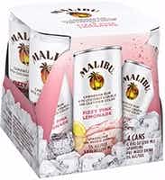 Malibu Fizzy Pink Lemonade 4 pack 200ml
