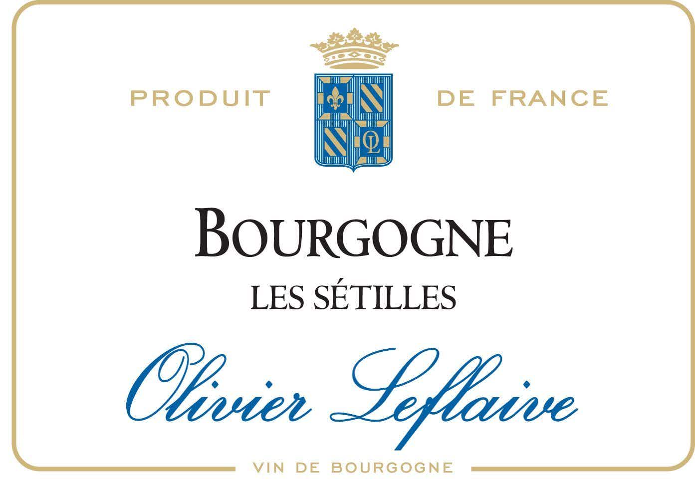 Olivier Leflaive Bourgogne Blanc Les Sétilles 2016
